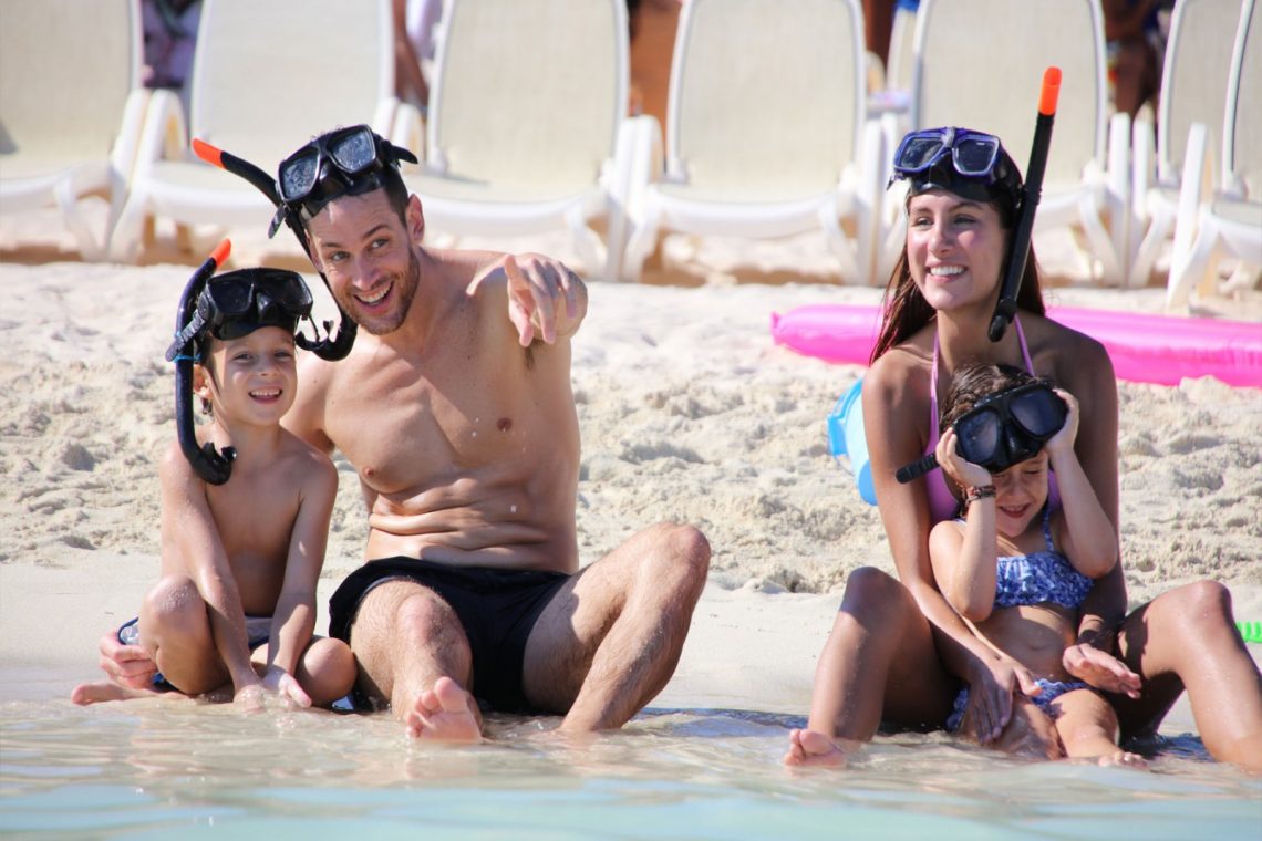 vacaciones con niños en la playa